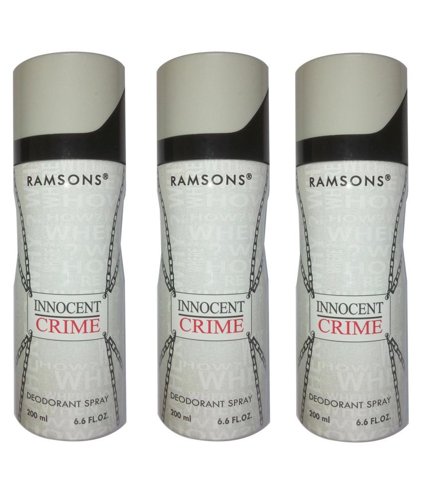 3 Ramsons Innocent Crime Deodorant Spray 0 Ml Buy Online At Best Prices In India Snapdeal