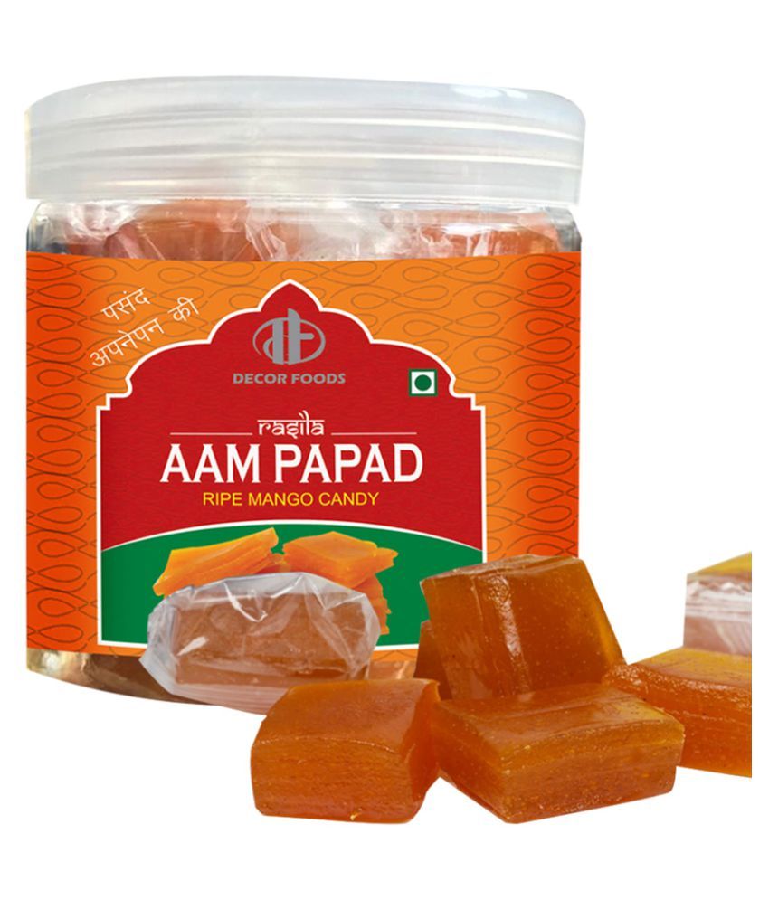 Decor Food Industries Rasila AAM PAPAD Toffees 450 gm: Buy Decor Food ...