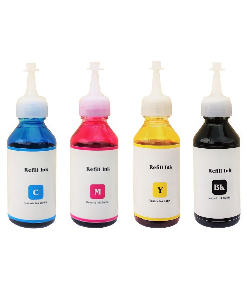 Dotink Refill Epson T664 Multicolor Pack Of 4 Ink Bottle For Compatible L1300 L110 L130 L210 5656