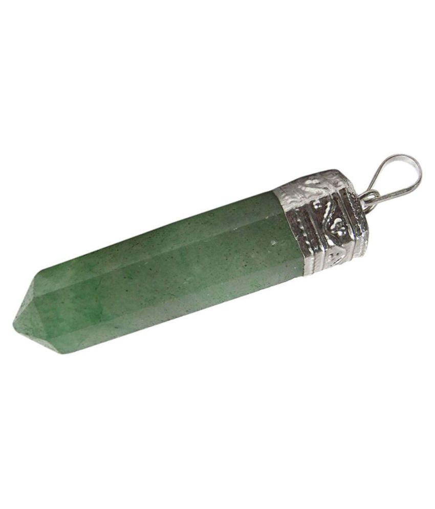 Green aventurine Pendant Pencil Shape Crystal Stone Pendant for Reiki ...