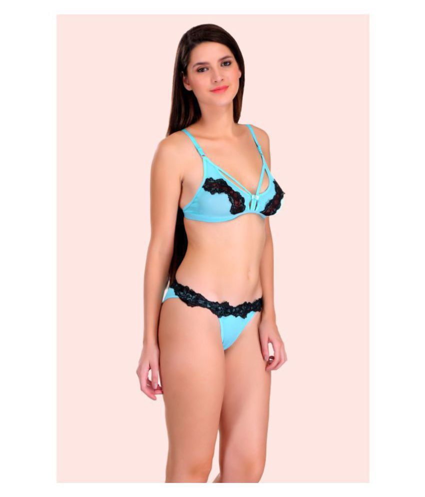 Buy Fashion Comfortz Cotton Bra And Panty Set Online At Best Prices In