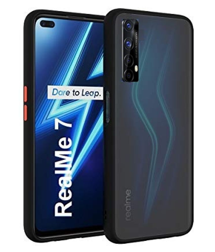     			Realme 7 Hybrid Covers JMA - Black Smoke Translucent Matte Case