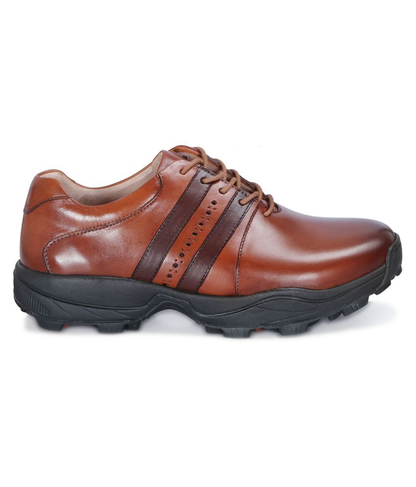 mens tan golf shoes