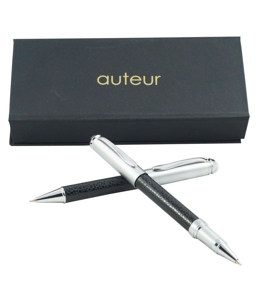     			auteur Zen, Leather Finish, Stylish and Elegant With Diamond on Top, Exclusive Pen Gift Set