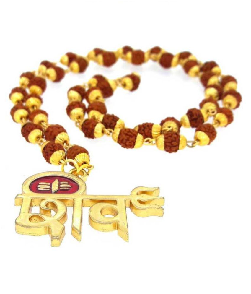 gold locket mala