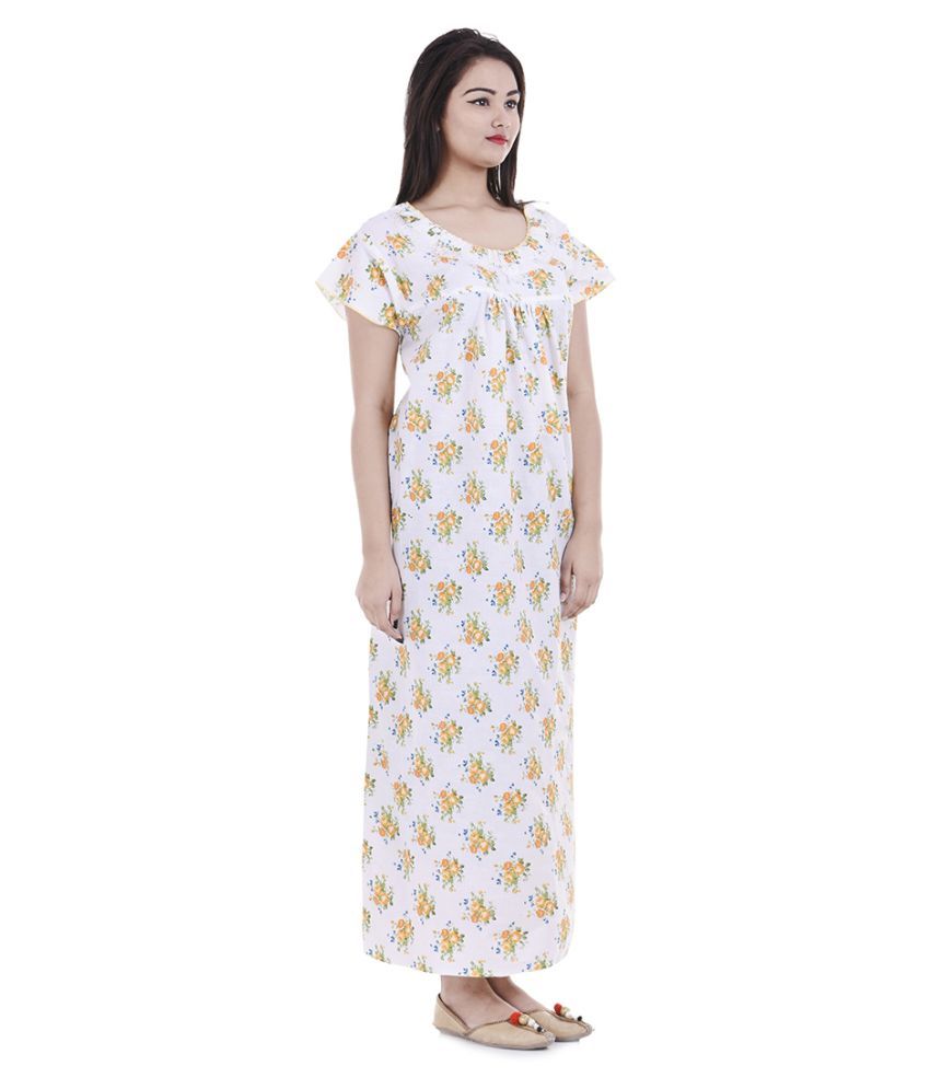nighty gown cotton