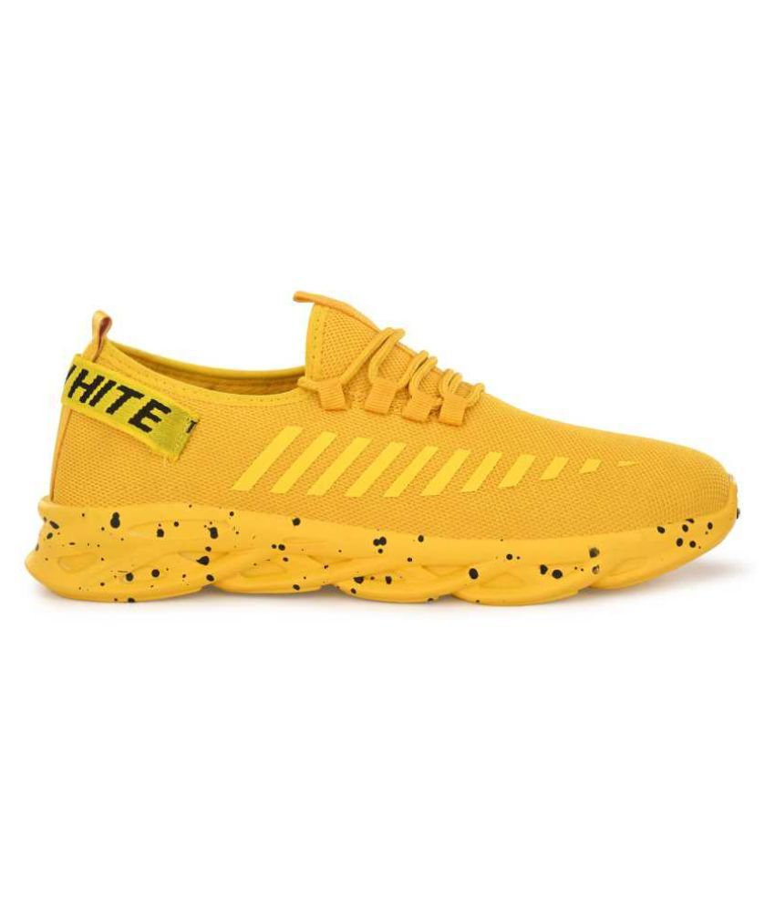 yellow sports shoes men