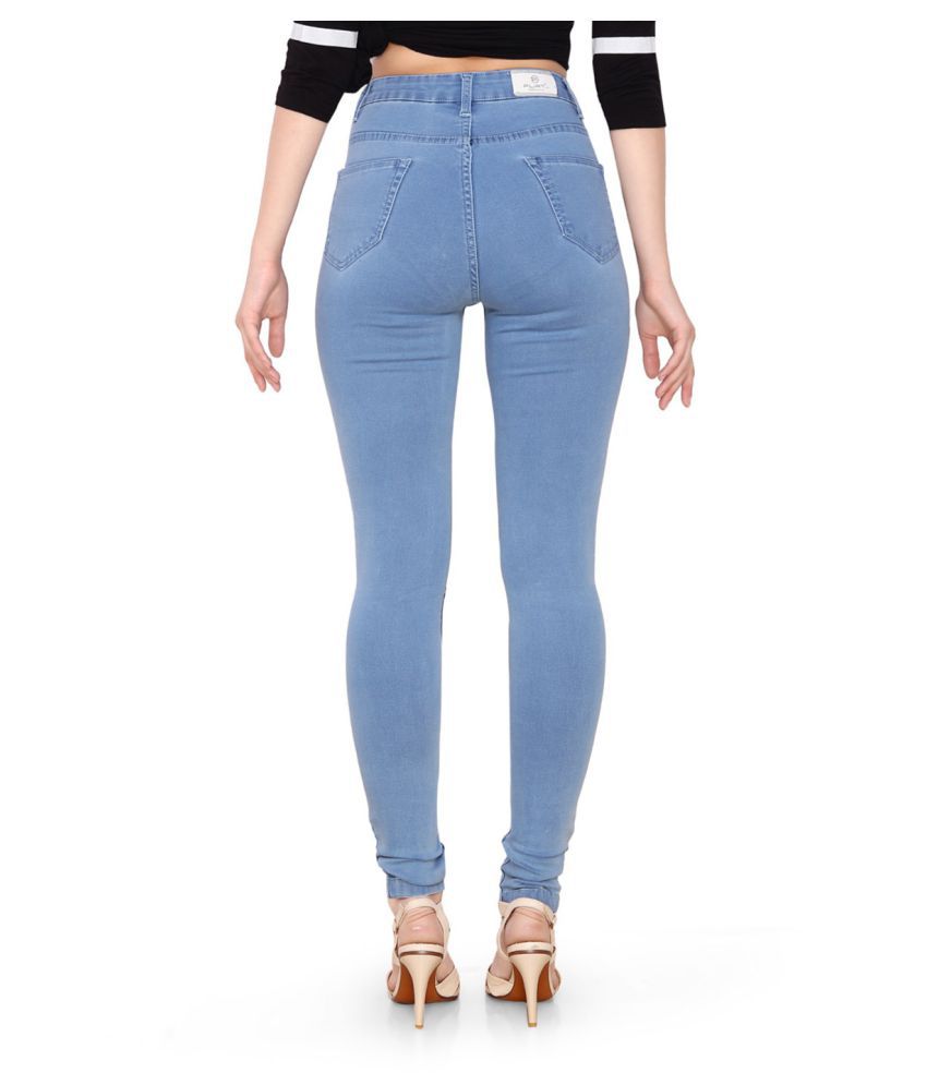 Flirt Nx Denim Lycra Jeans - Blue - Buy Flirt Nx Denim Lycra Jeans ...