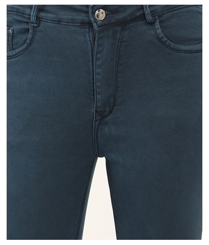 navy blue cotton jeans