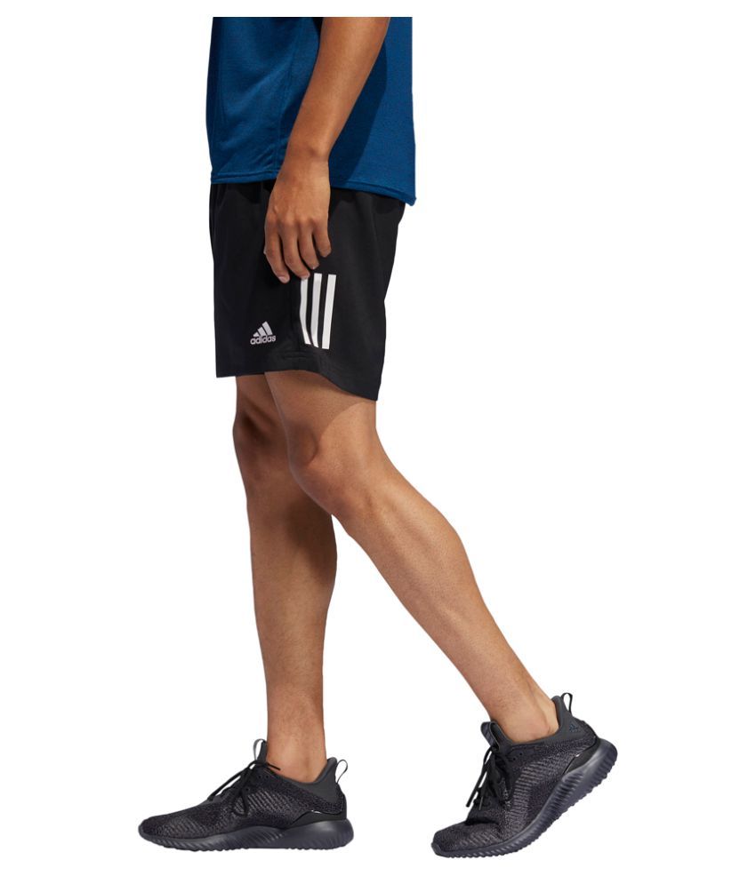 adidas running shorts in black