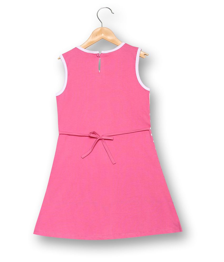 V2 Junior Girl Frock(Pink) - Buy V2 Junior Girl Frock(Pink) Online at ...