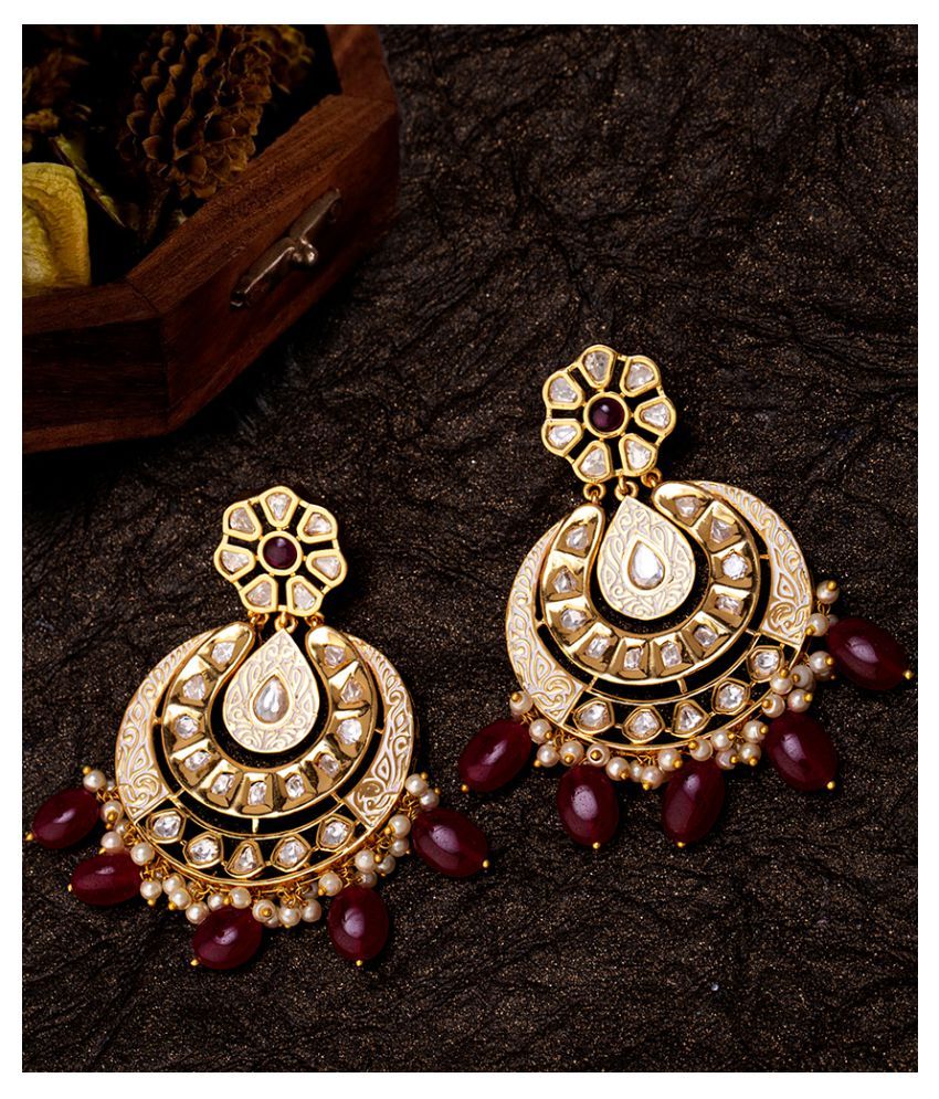 Voylla chandbali earrings Clearance
