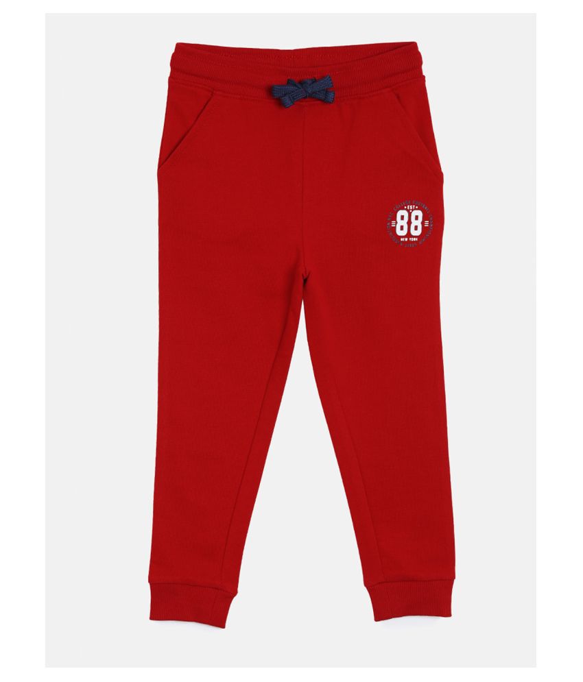     			3PIN Boys Solid Joggers