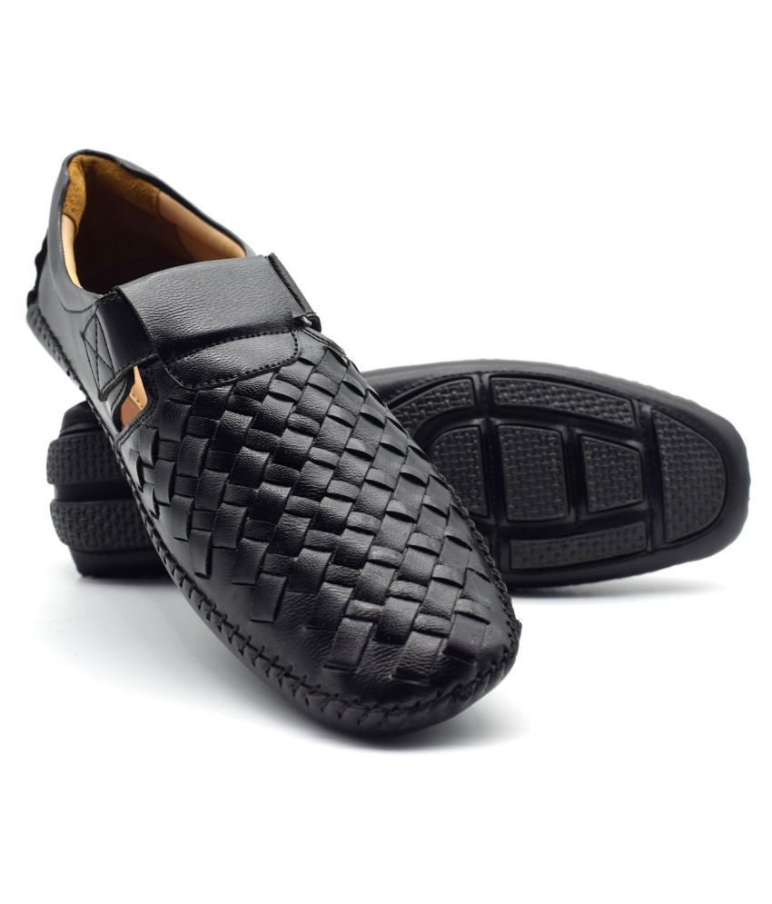 Dr. VASS Black Loafers - Buy Dr. VASS Black Loafers Online at Best ...