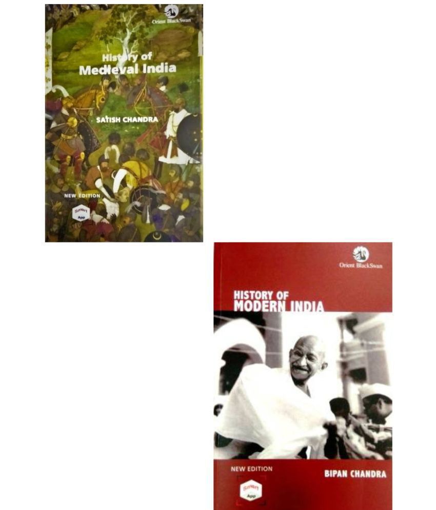     			Set of 2 (History of Medieval India by Satish Chandra) (History Of Modern India By Bipan Chandra)