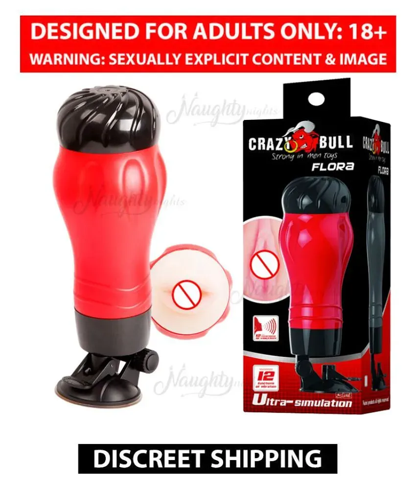 Naughty Toy Presents Crazy Bull Vibrating Male Masturbator Sex Toy