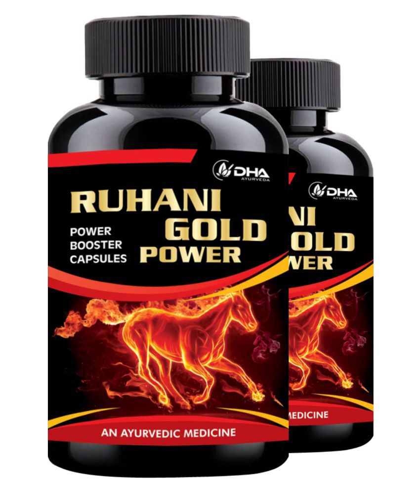 DHA Ayurveda Ruhani Gold Power 1000Mg Herbal Capsule 60 no.s Pack Of 2