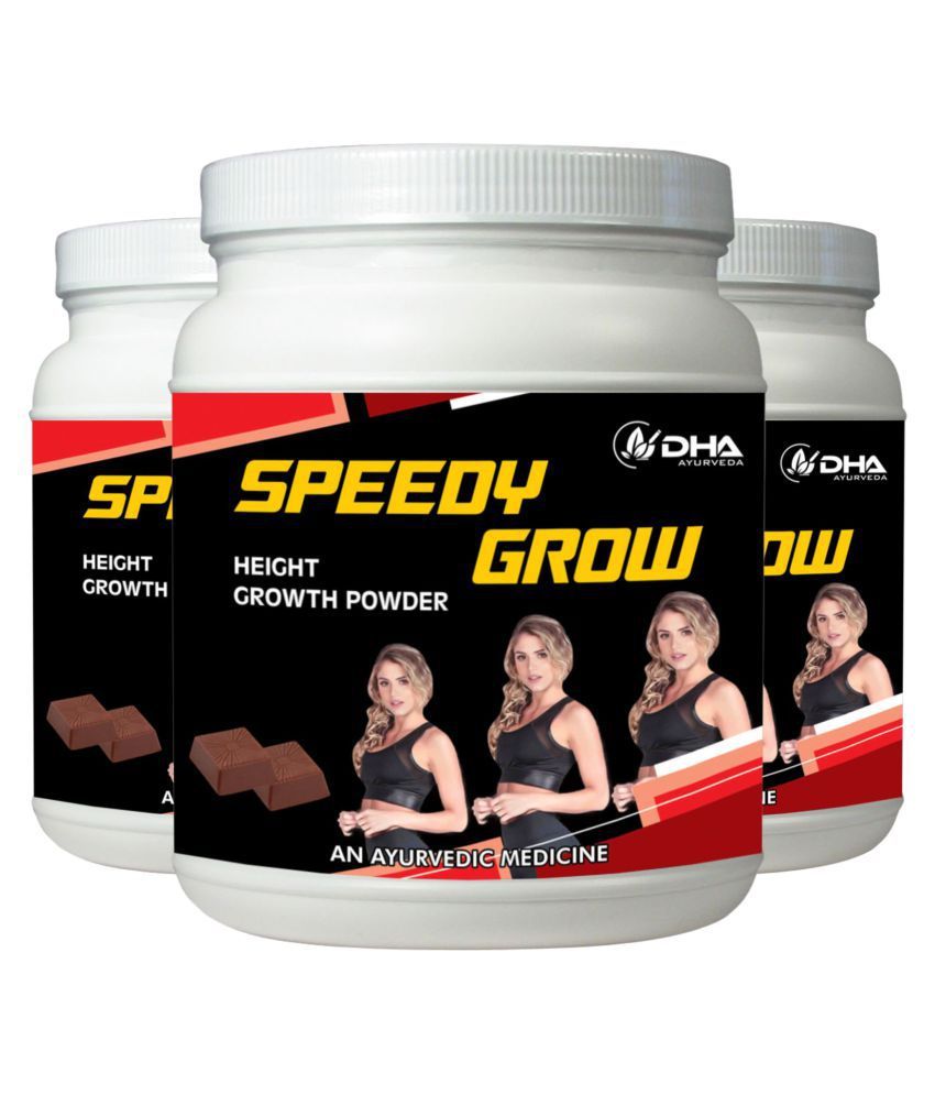     			DHA Ayurveda Speedy Grow- Herbal Height Grow Choco Powder 300 gm Pack of 3