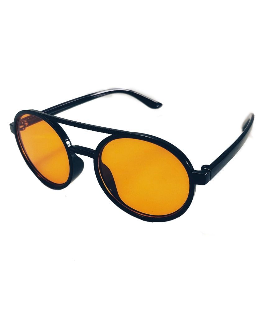EDITEX - Orange Round Sunglasses ( 250 ) - Buy EDITEX - Orange Round ...