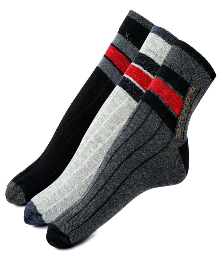MERCY WINDISOL Multi Casual Ankle Length Socks Pack of 6: Buy Online at ...