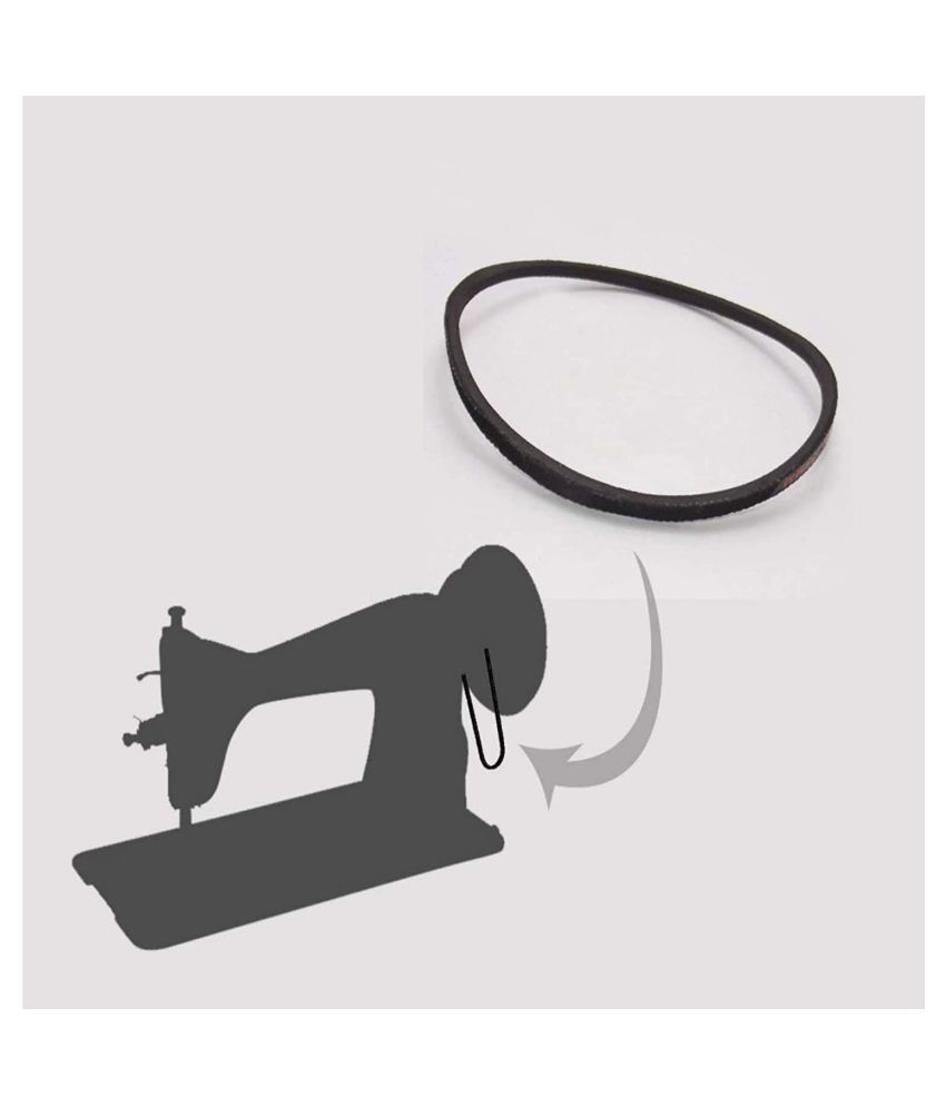 Sewing Machine Motor Belt 115 mm / 4.5 Inch Diameter Nylon Plastic 4