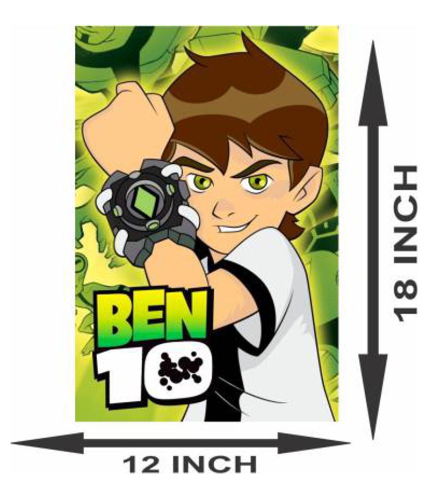 surmul Ben 10 cartoon wall sticker Motivational/Quotes Sticker ( 45 x 31  cms ) - Buy surmul Ben 10 cartoon wall sticker Motivational/Quotes Sticker  ( 45 x 31 cms ) Online at Best Prices in India on Snapdeal