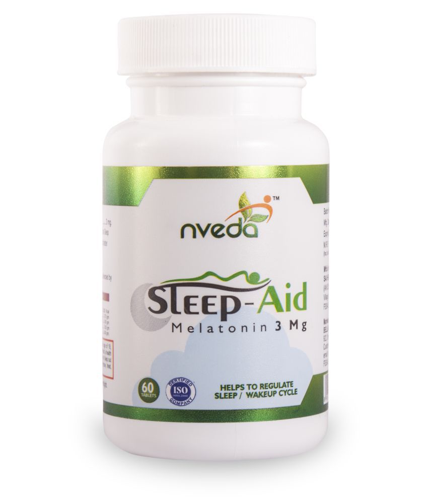 Nveda Sleep Aid With Melatonin 3 mg Multivitamins Tablets 60 no.s Multivitamins Tablets