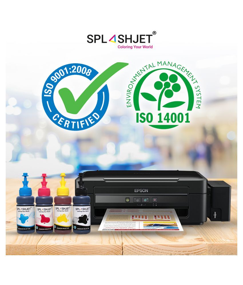 Splashjet T774 Refill Ink Black Single Ink bottle for Epson M100 / M105