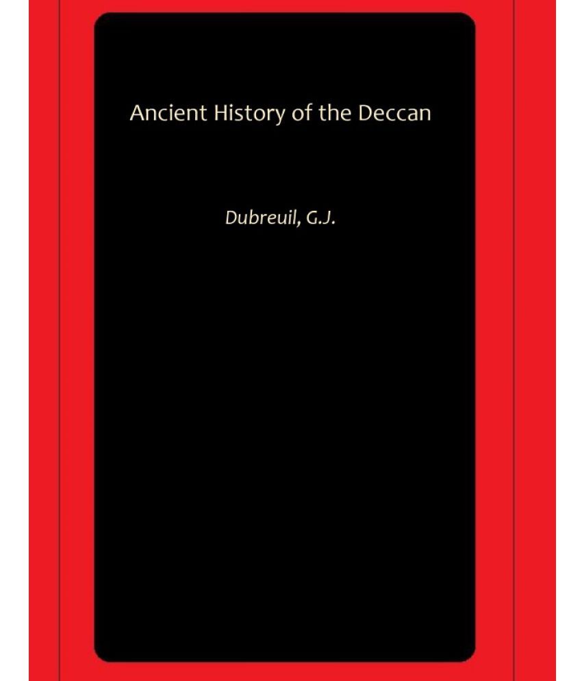     			Ancient History of the Deccan