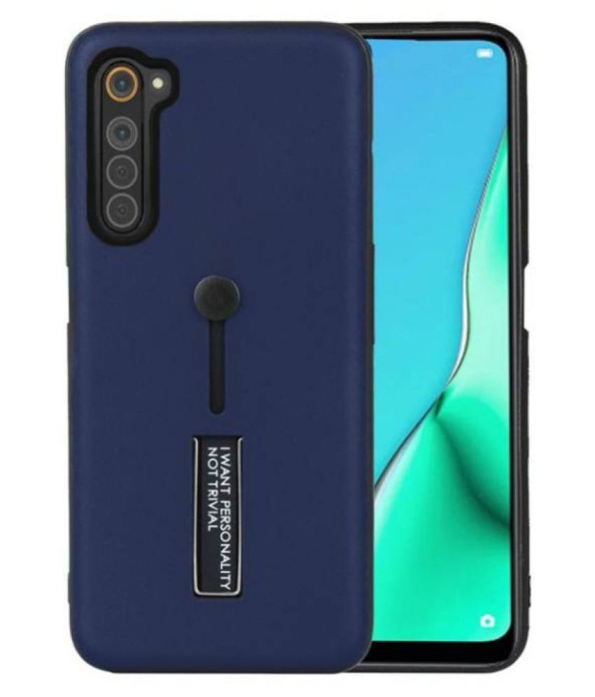 Realme 6 Pro Cases with Stands Shining Stars - Blue Hidden Ring - Plain ...