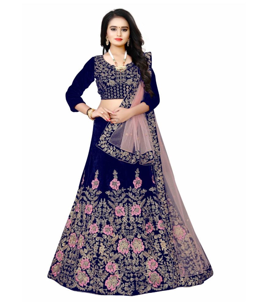 royal blue chaniya choli