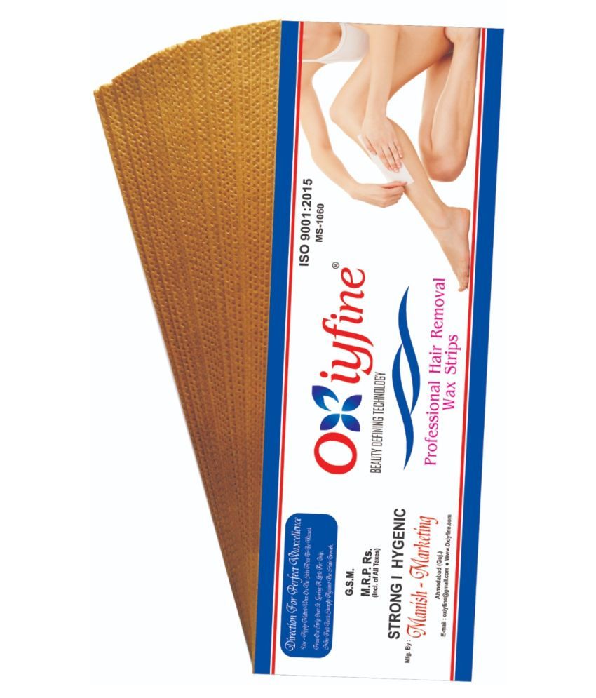 oxiy fine Wax Strips for Leg & Body 90 Pcs Buy oxiy fine Wax Strips