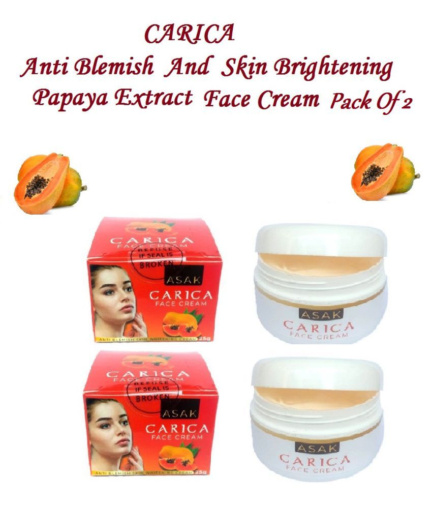 ASAK CARICA PAPAYA FACE CREAM SKIN SOFTENING & ANTI PIGMENTATION SKIN