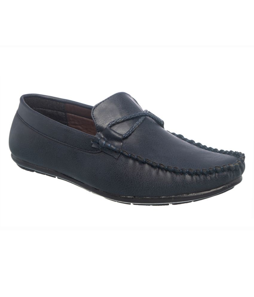 KHADIM - Navy Blue Men's Boat loafers