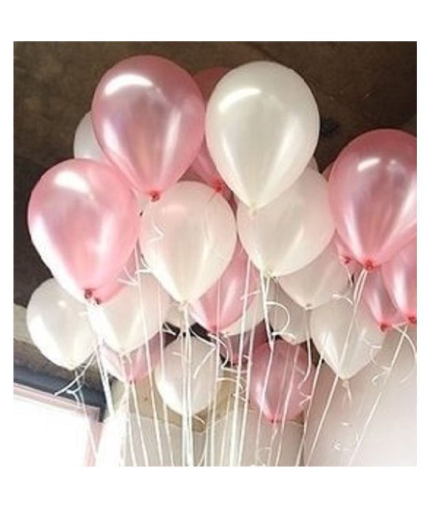 Happy Birthday Decoration Jumbo Combo with 129 PCS (PINK THEME) for