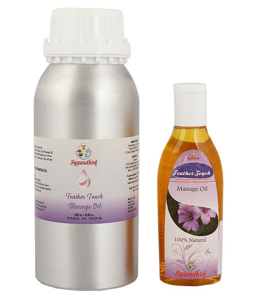 Sugandhim Feather Touch Massage Oil Combo (100 ml + 500 ml): Buy ...