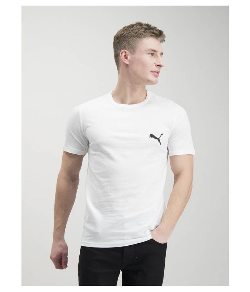 polyester t shirts white