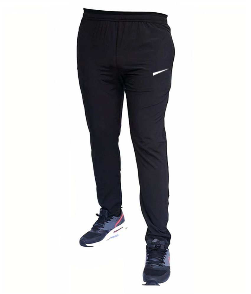 lycra blend track pants