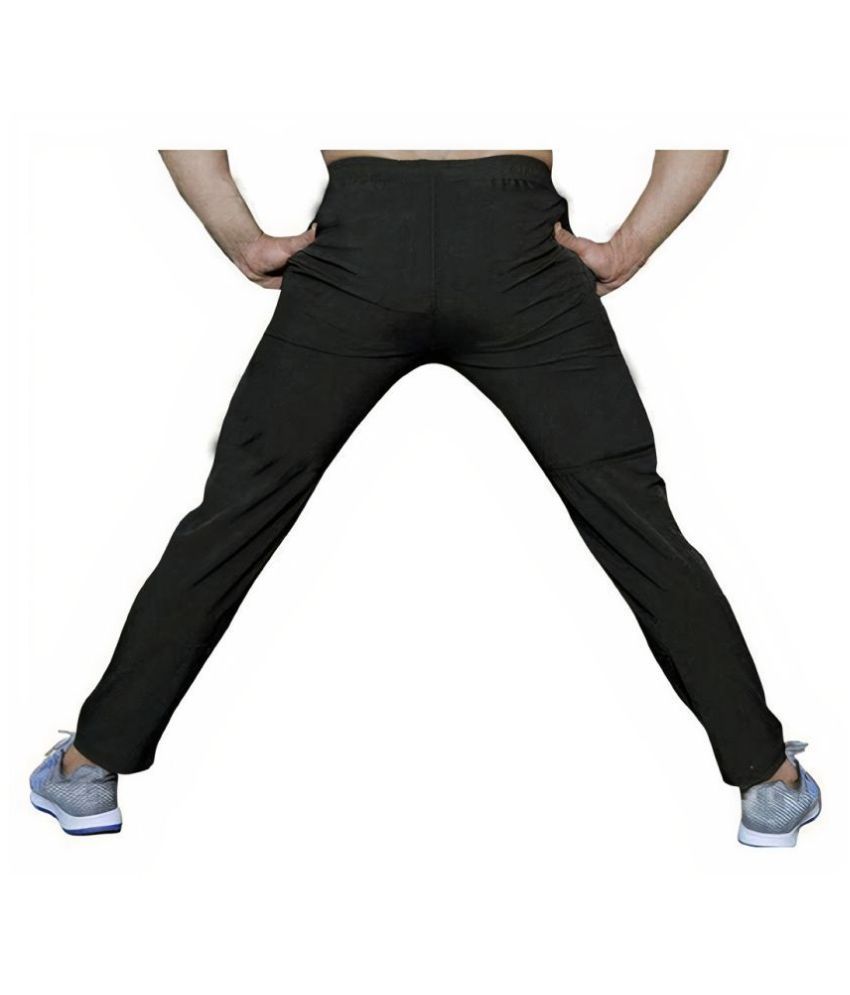 lycra blend track pants