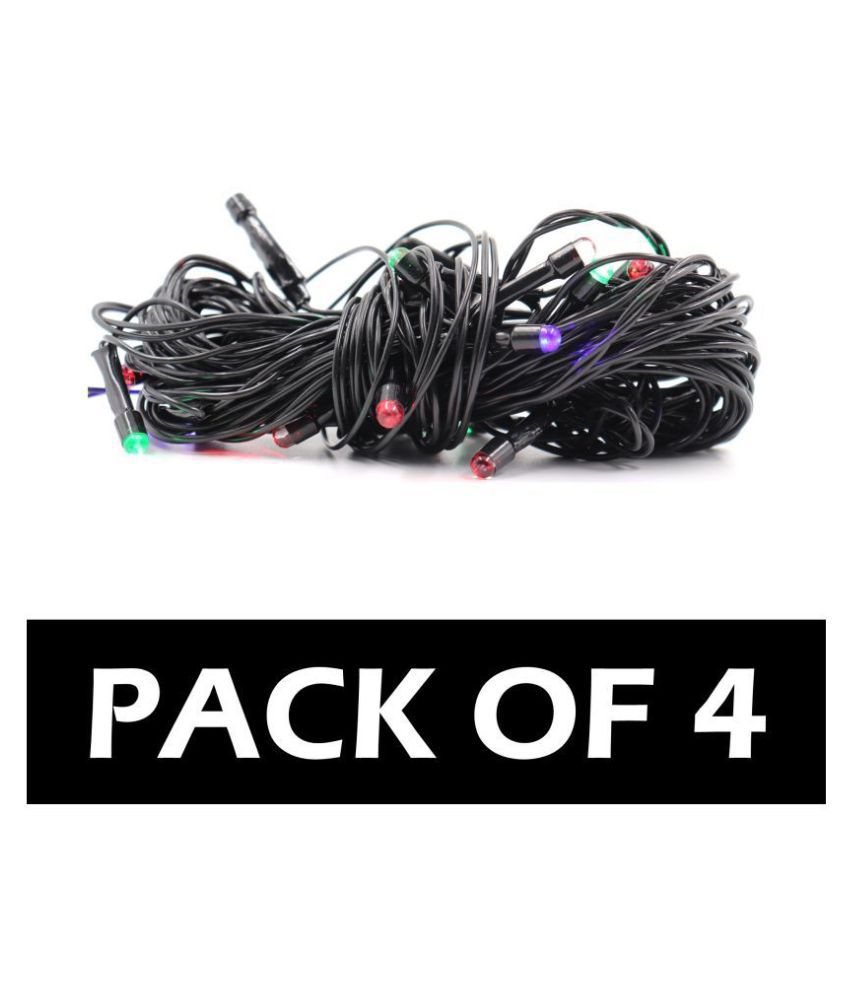     			Mprow - Multicolor 8Mtr String Light (Pack of 4)