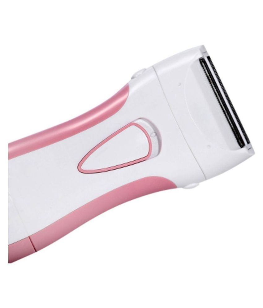 2in1 Kemei Lady Rechargable Waterproof 3 Blade Trimmer Shaver Painless ...