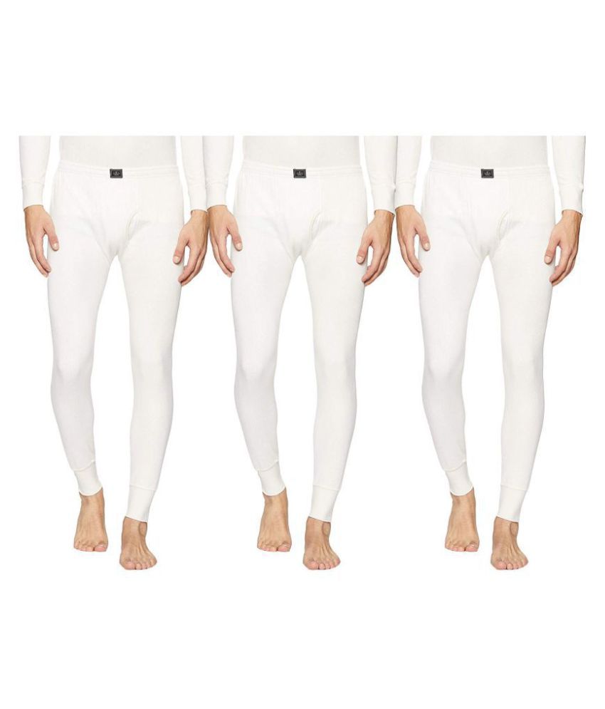     			Dixcy Scott White Thermal Lower Pack of 3