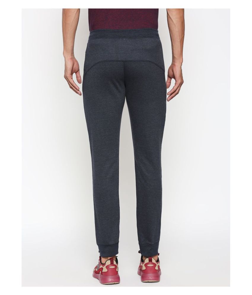 grey cropped joggers