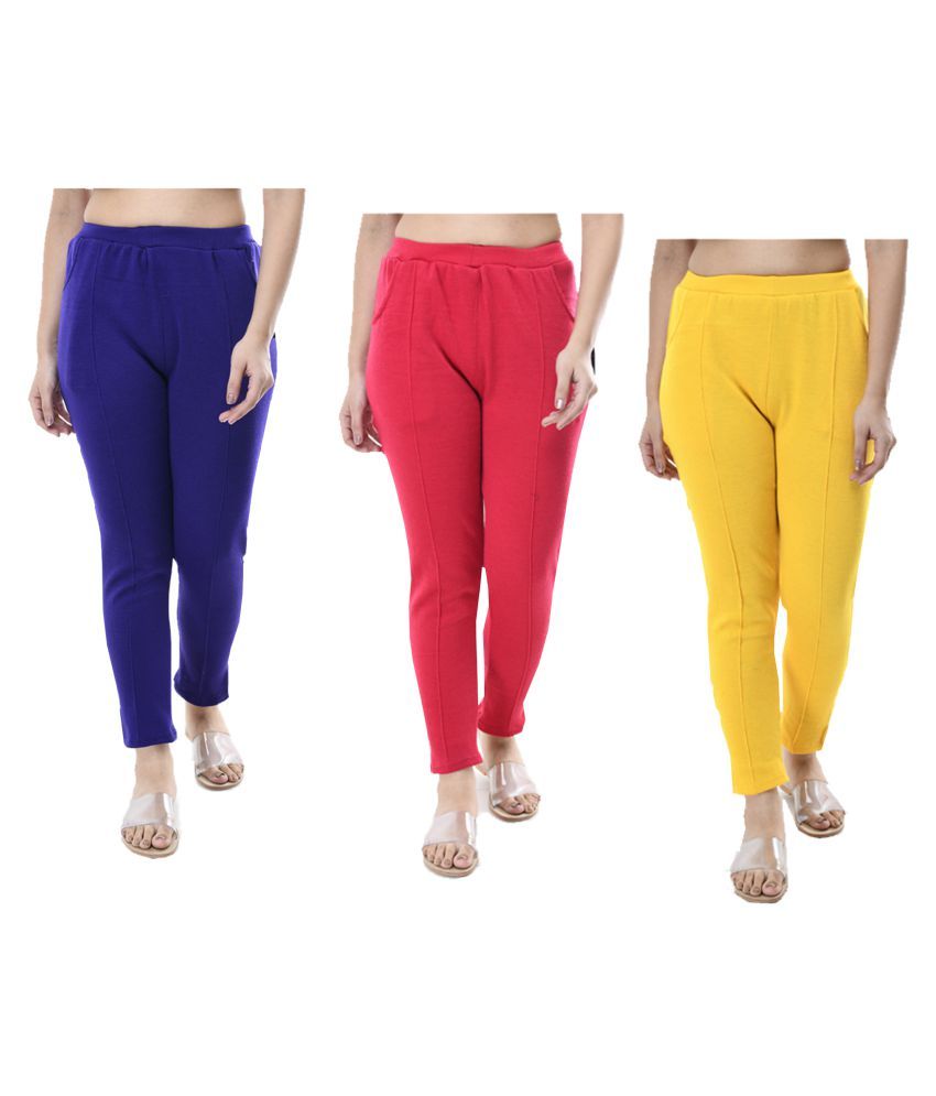 woolen track pants
