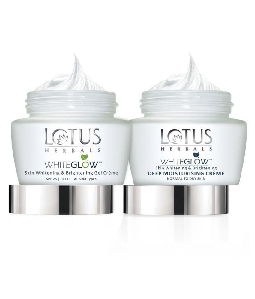 Lotus Herbals White Glow Skin Whitening & Brightening Gel Cream 60 g