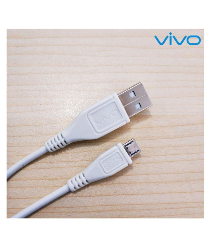 Vivo CR11. Data cable Vivo all phones supported USB Data Cable White