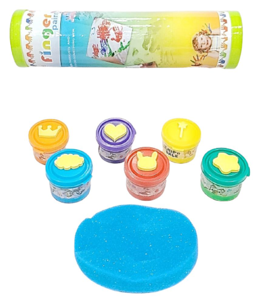 Washable finger paint for kids DIY art: Buy Online at Best Price in