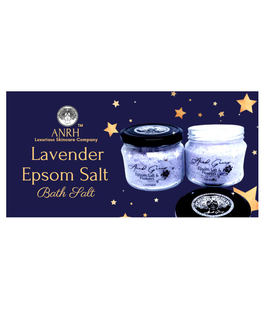 Anrh Group EPSOM SALT Fine Lavender Oil & Buds 300 g