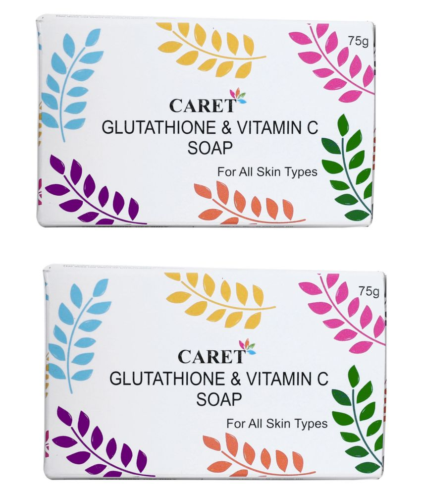     			Caret Organic Skin Whitening C Skin Whitening & Brightening Soap for All Skin Type ( Pack of 2 )