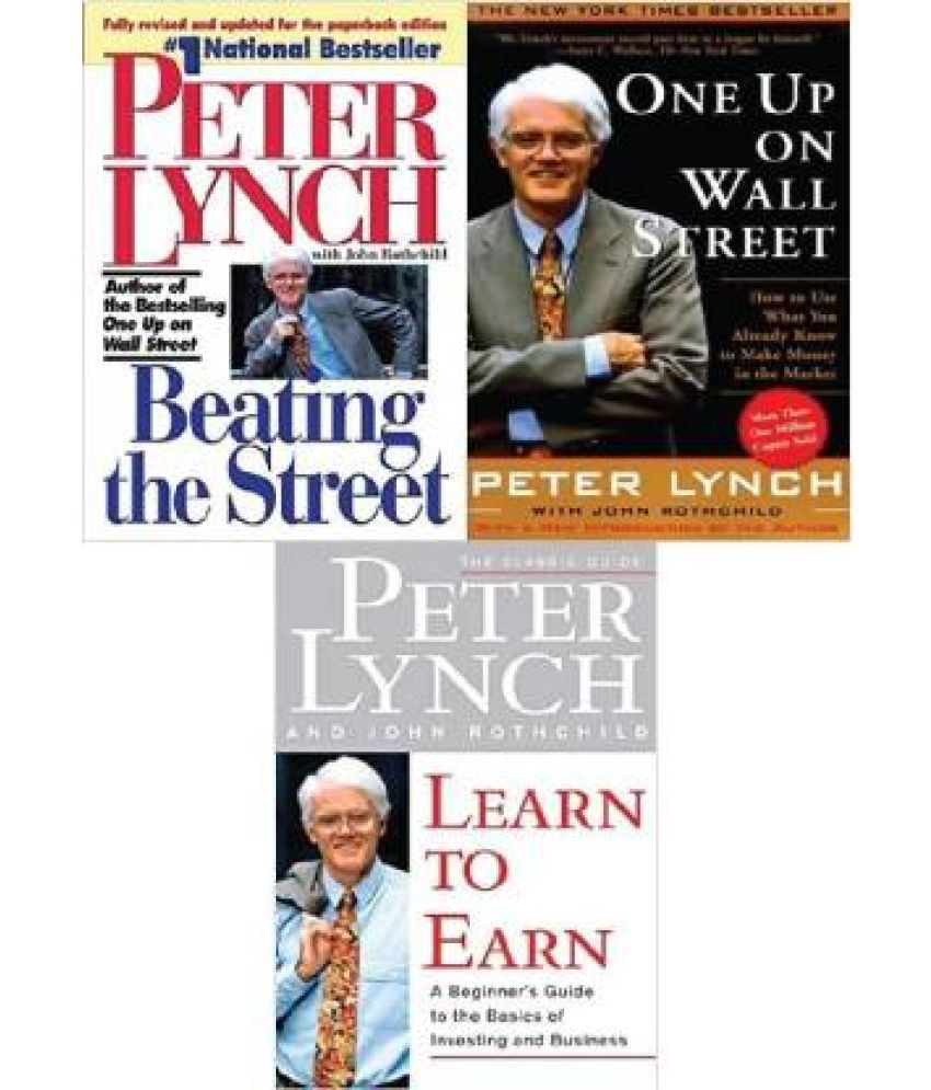    			Combo Of Peter Lynch Books: Beating The Street, One Up On Wall Street And Learn To Earn  (Paperback, Peter Lynch)